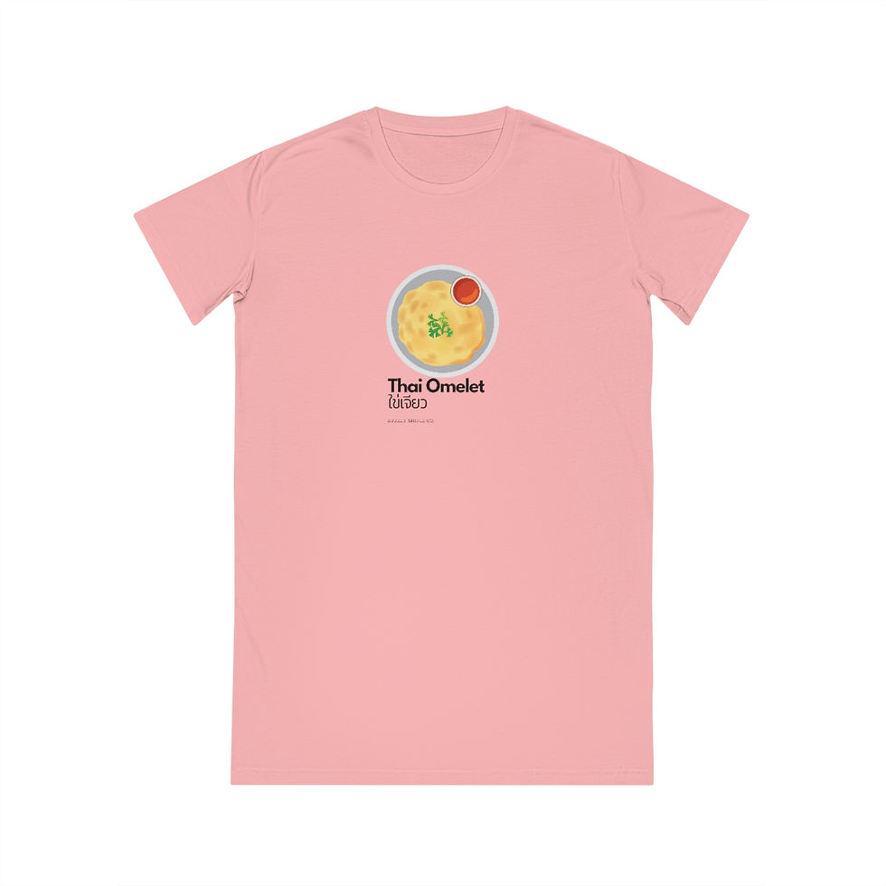 Thumbnail: THAI Omelet _ Spinner T-Shirt Dress