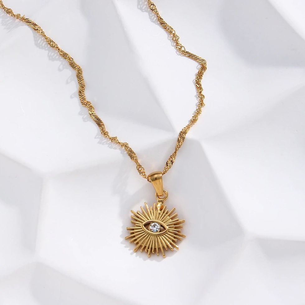 Thumbnail: Sun & Devil's Eye Necklace