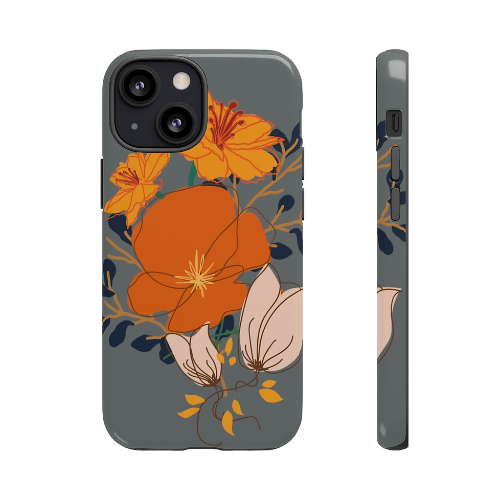 Thumbnail: Orange & white blossom_ Tough Cases