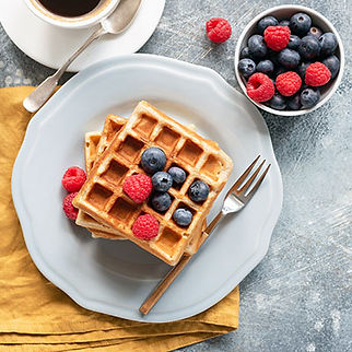 delicious Belgian waffles