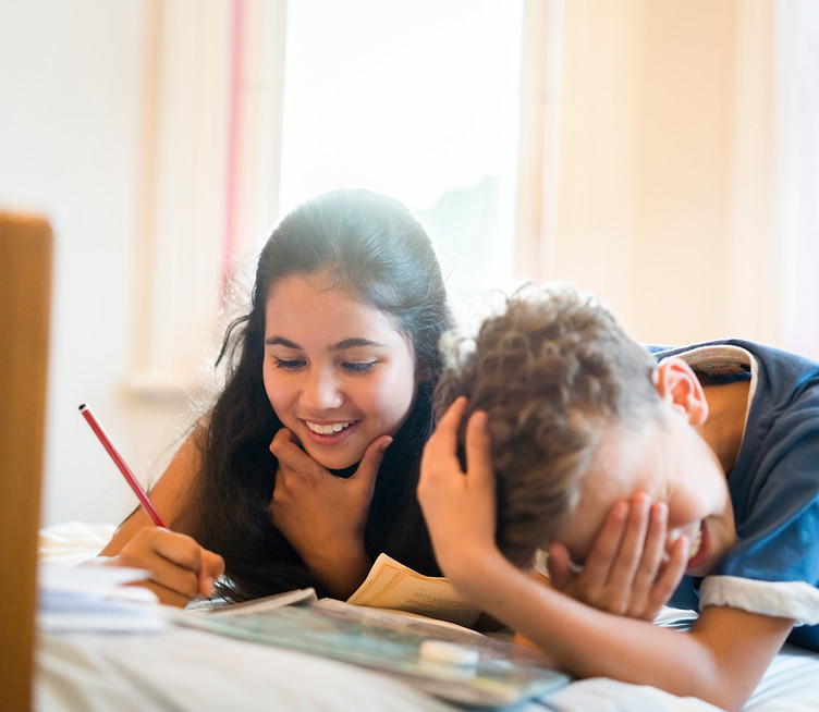 Kids Doing Homework