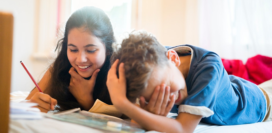 Kids Doing Homework