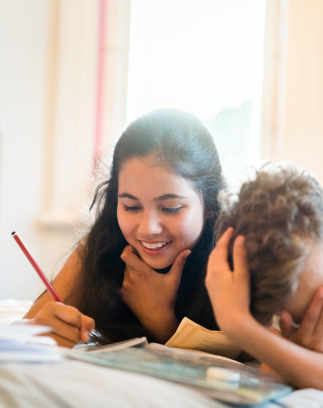 Kids Doing Homework