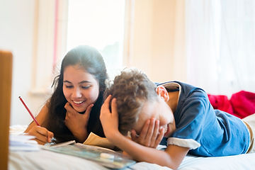 Kids Doing Homework
