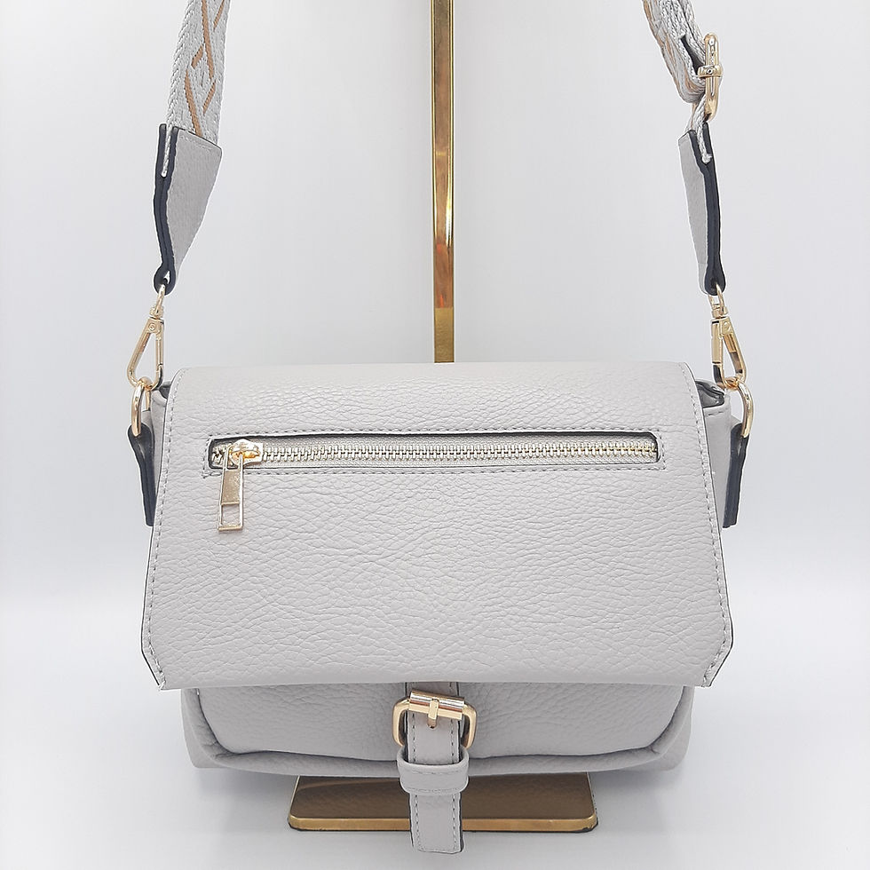 Thumbnail: The Megan grey cross body handbag