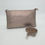 Thumbnail: The Jessi metallic bronze cross body or clutch bag