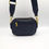 Thumbnail: Black cross body bag with detachable strap