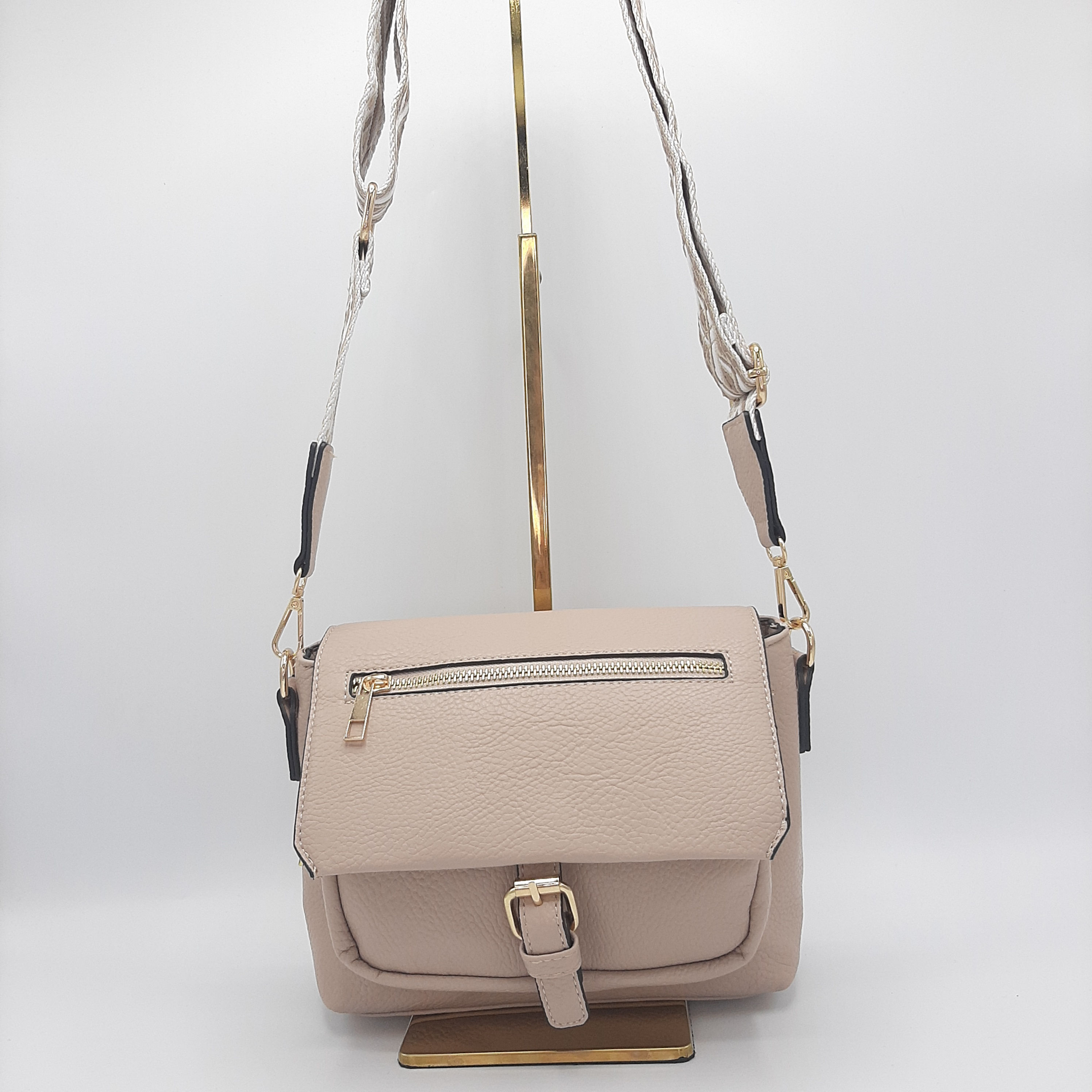 The Megan nude cross body handbag