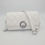 Thumbnail: The Coco white quilted cross body bag with detachable strap