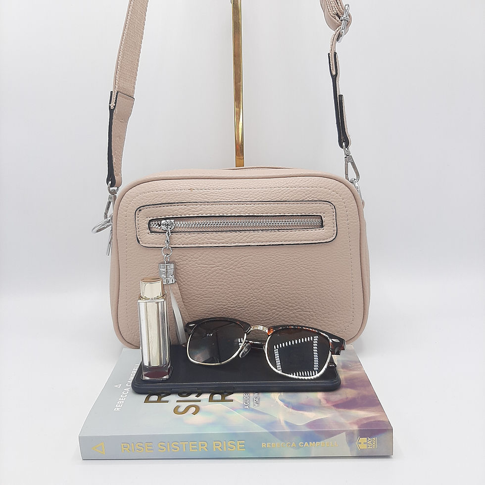 Thumbnail: The Nikki nude cross body handbag