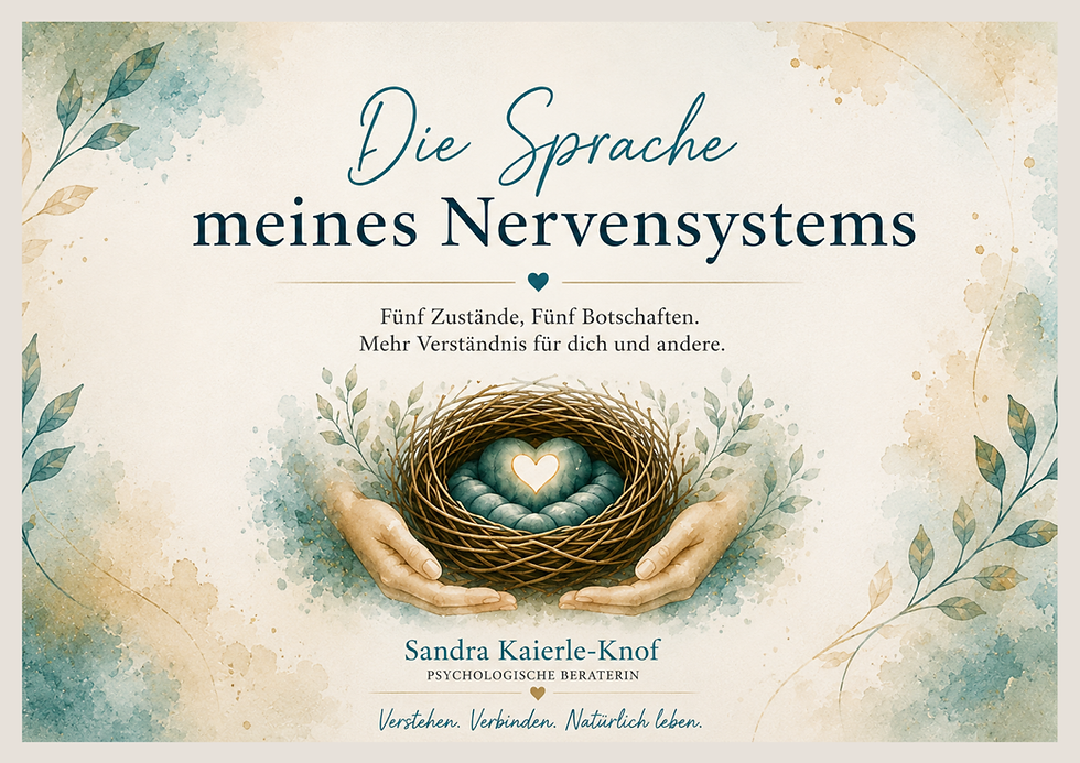 Titelbild Die Sprache meines Nervensystems