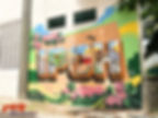 Colorful Mural By OCBC Bank In Ipoh Old Town