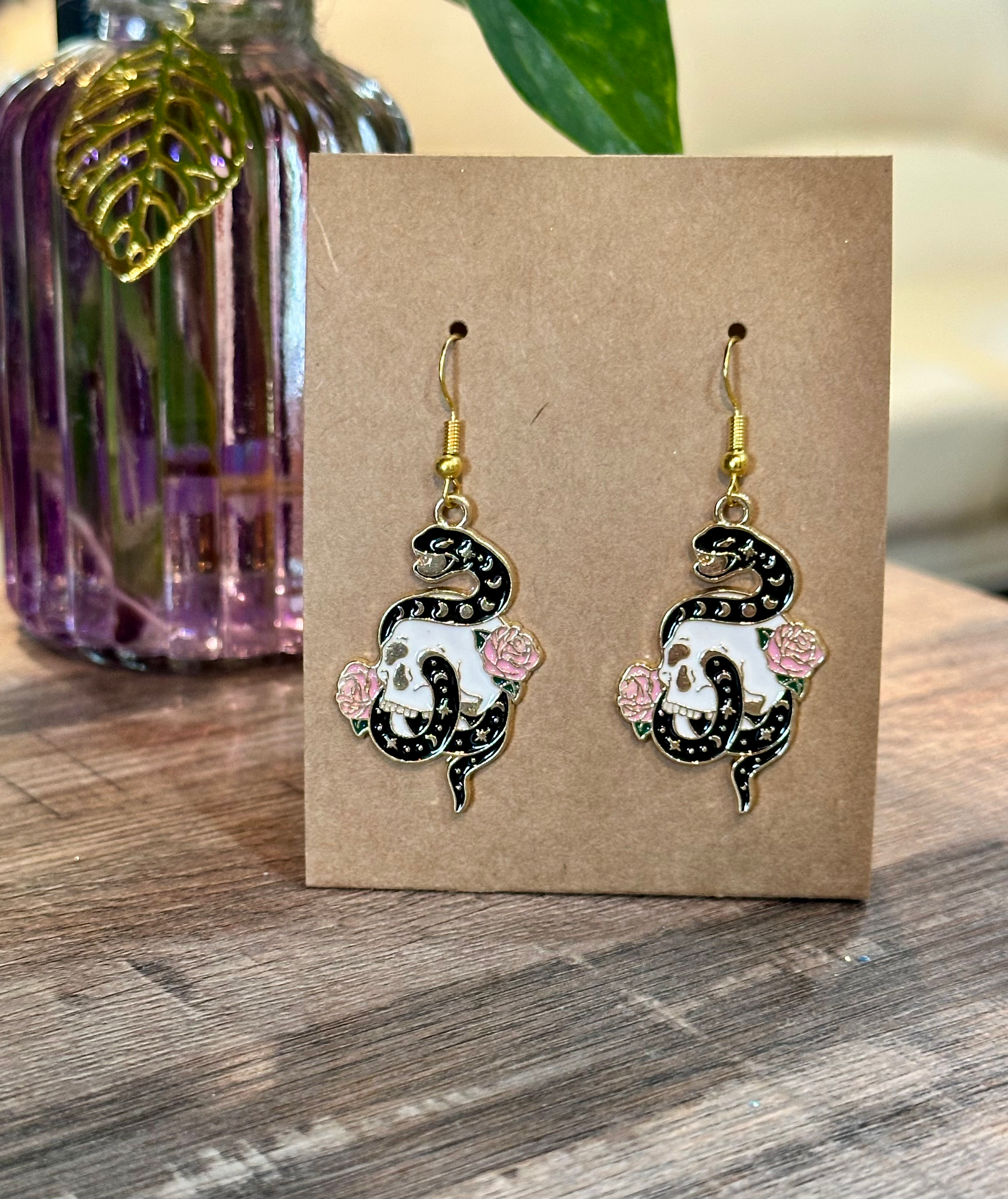 Snake & Skull Earrings