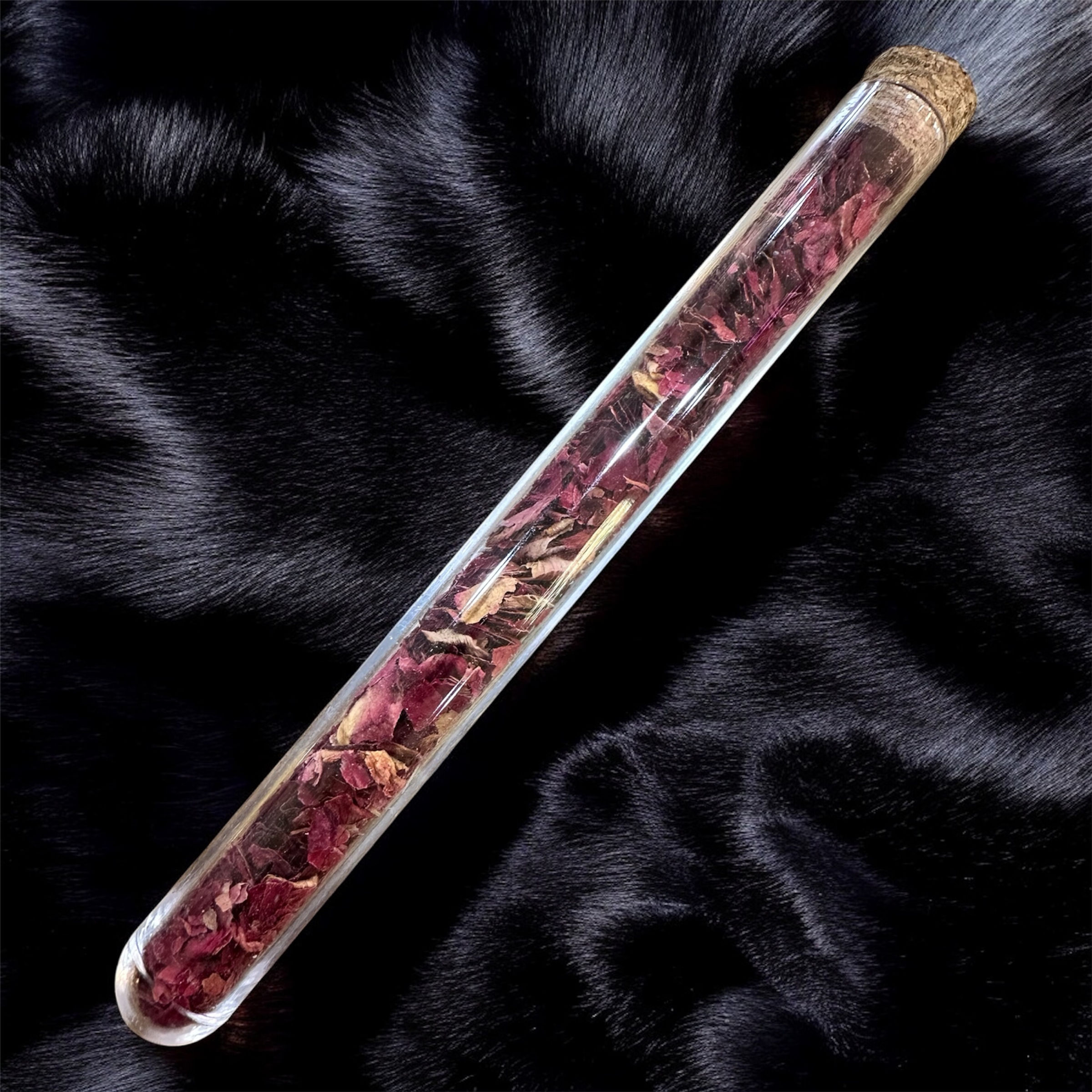 Dried Rose Petals Vial