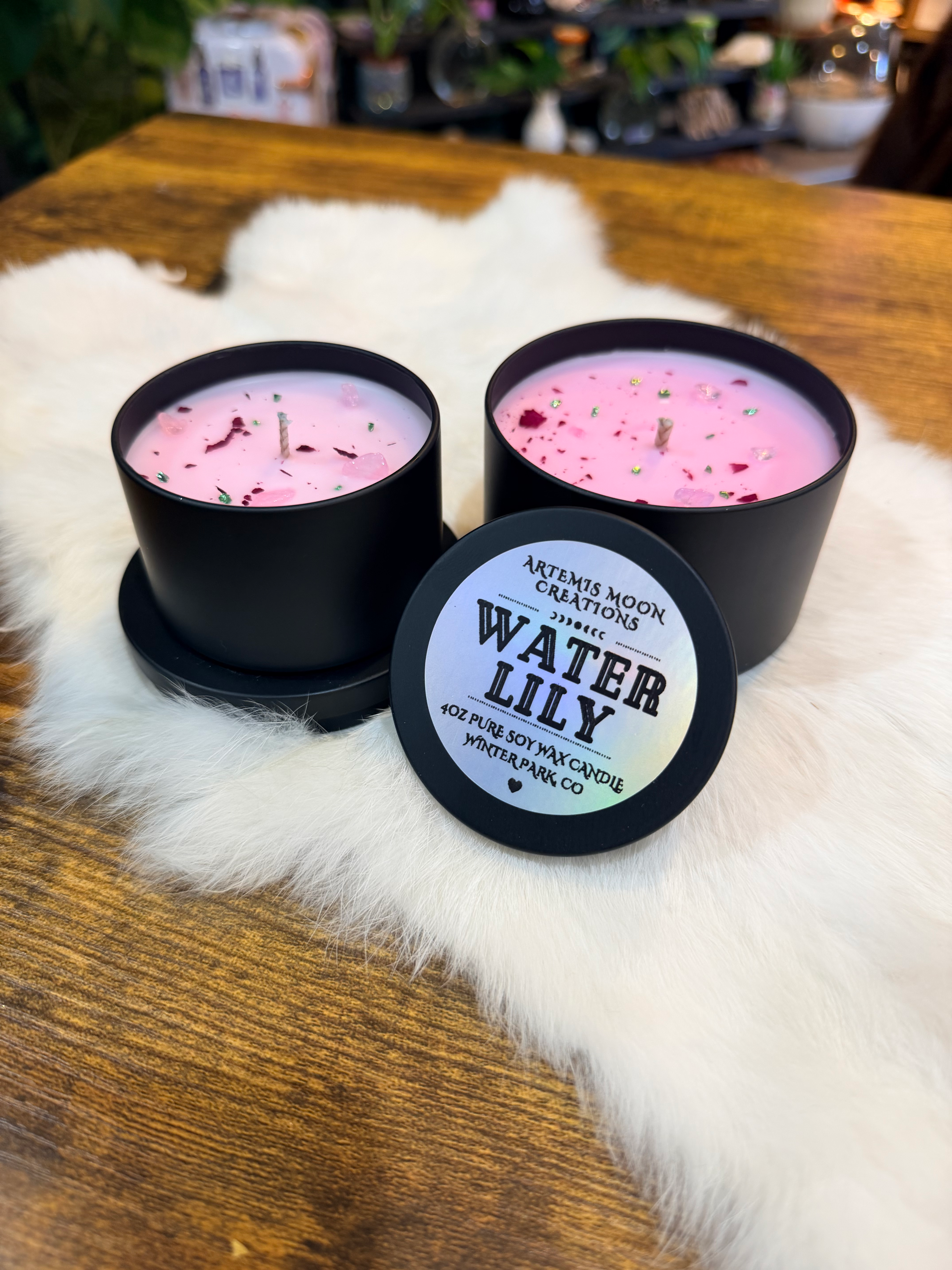 Water Lily 4oz Candle