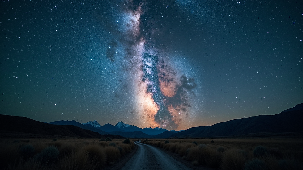 Eye-level view of the Milky Way galaxy