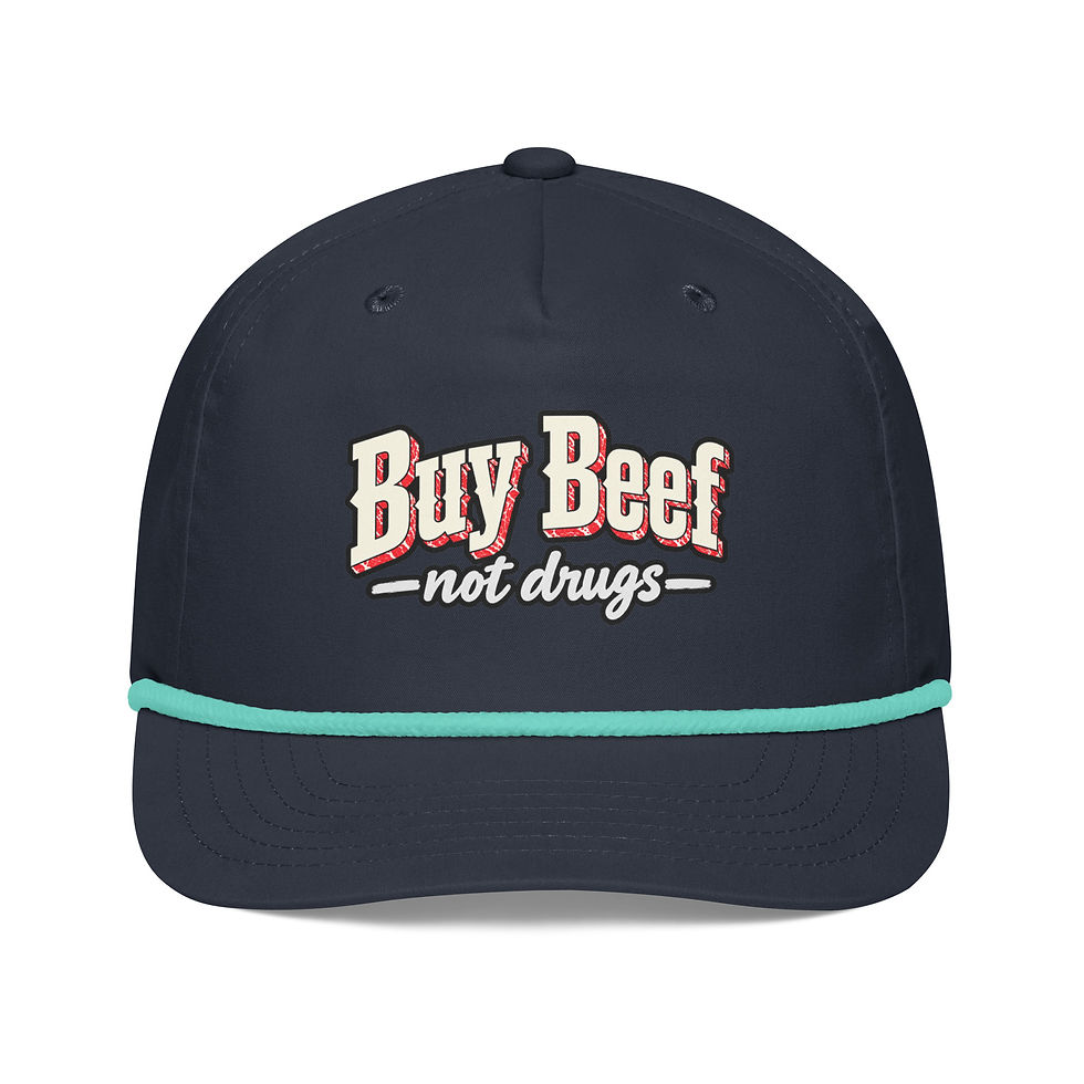 Thumbnail: Golf rope-Buy Beef Not Drugs- cap