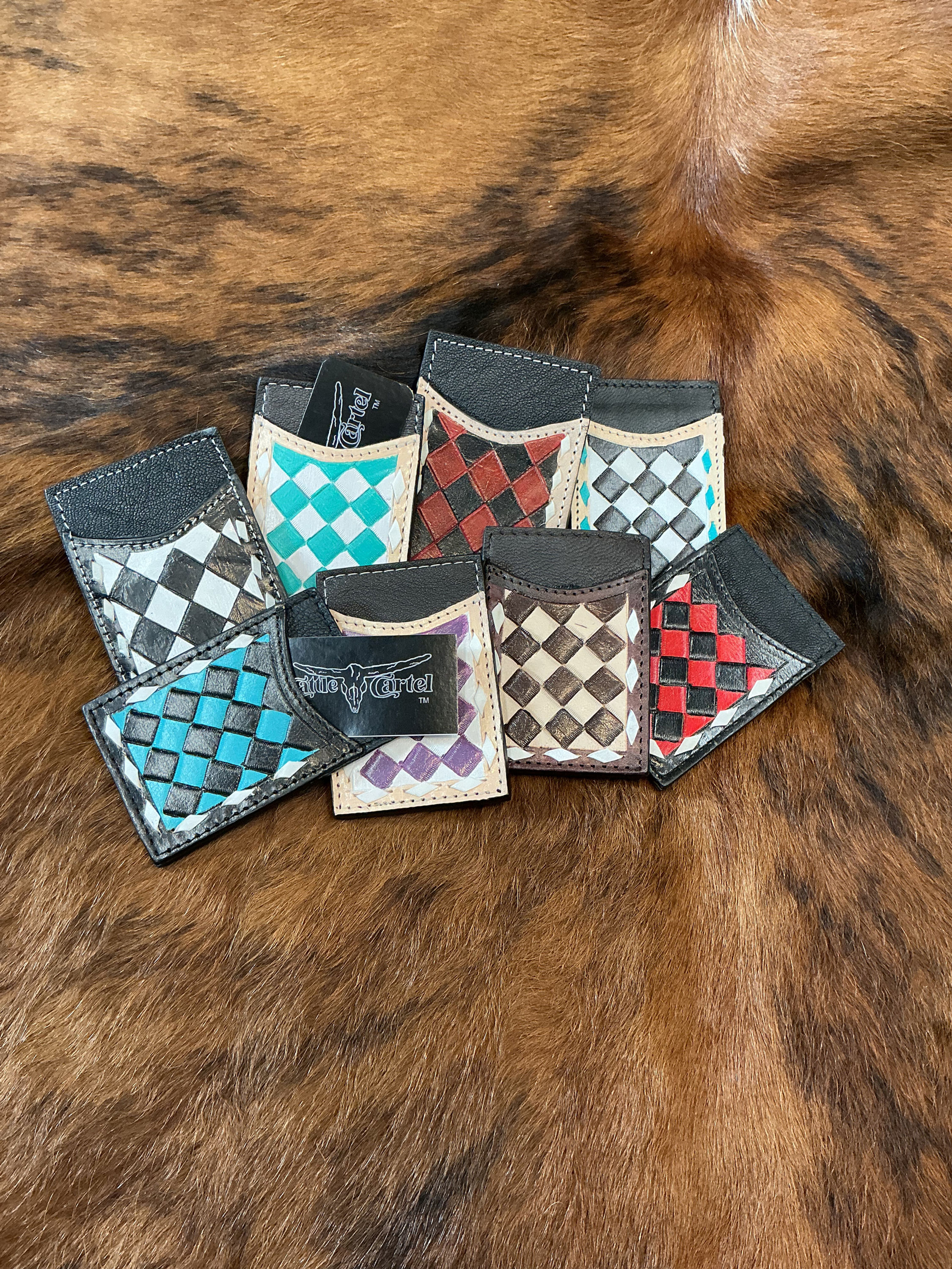 Card Wallet, Checkered