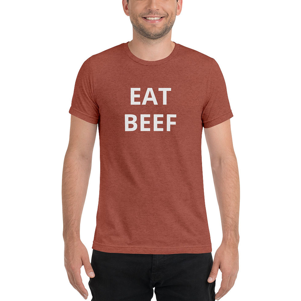 Thumbnail: Short sleeve t-shirt, Eat Beef