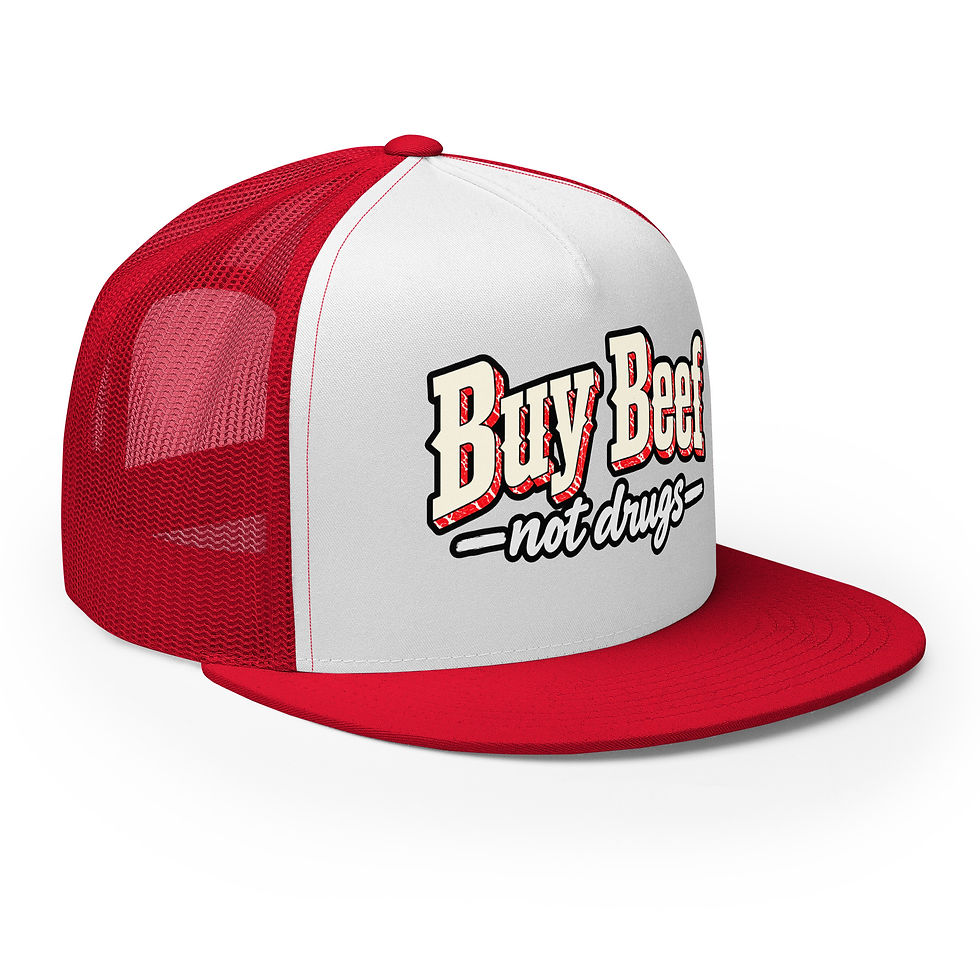 Thumbnail: Trucker -Buy Beef Not Drugs- Cap