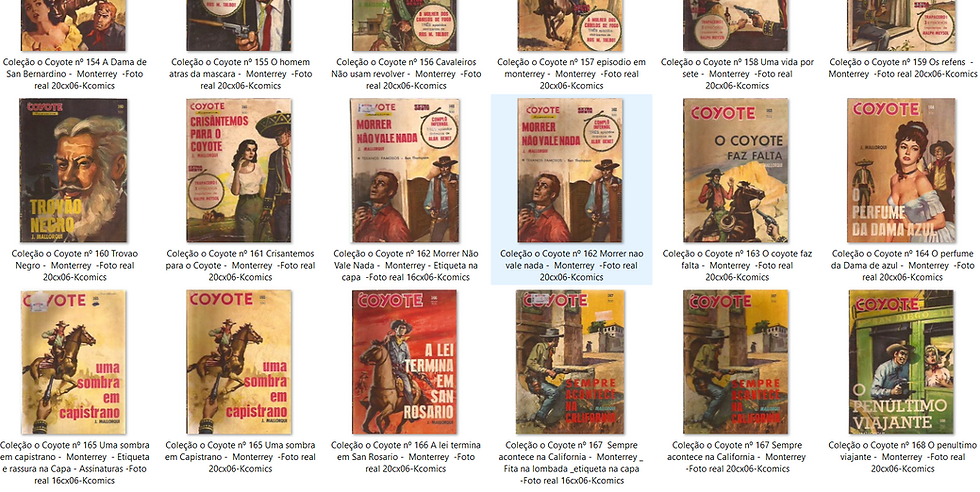 Miniatura: Coleção o Coyote nº 157 episodio em monterrey -  Monterrey