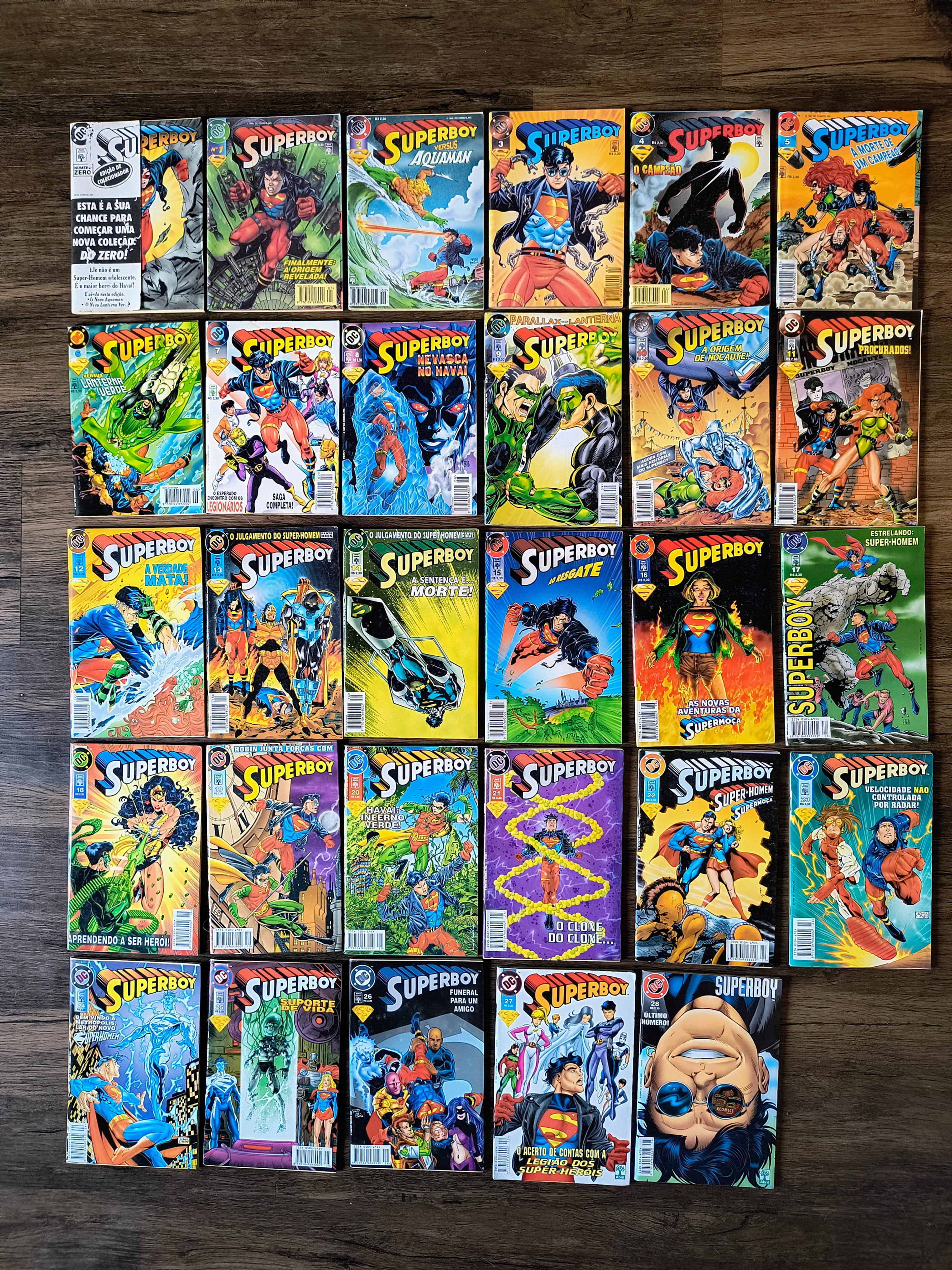 SuperBoy 2ª serie pack do n 0 ao n 28 editora Abril m26