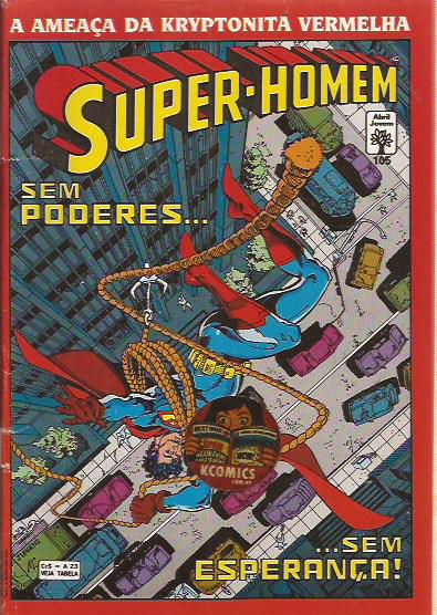 Super Homem 1a serie n 105 - Ed Abril m32