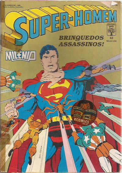 Super Homem 1a serie n 63 - Ed Abril m32