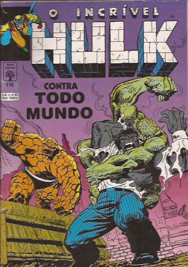 Incrivel Hulk Formatinho nº 115 -Ed Abril k18