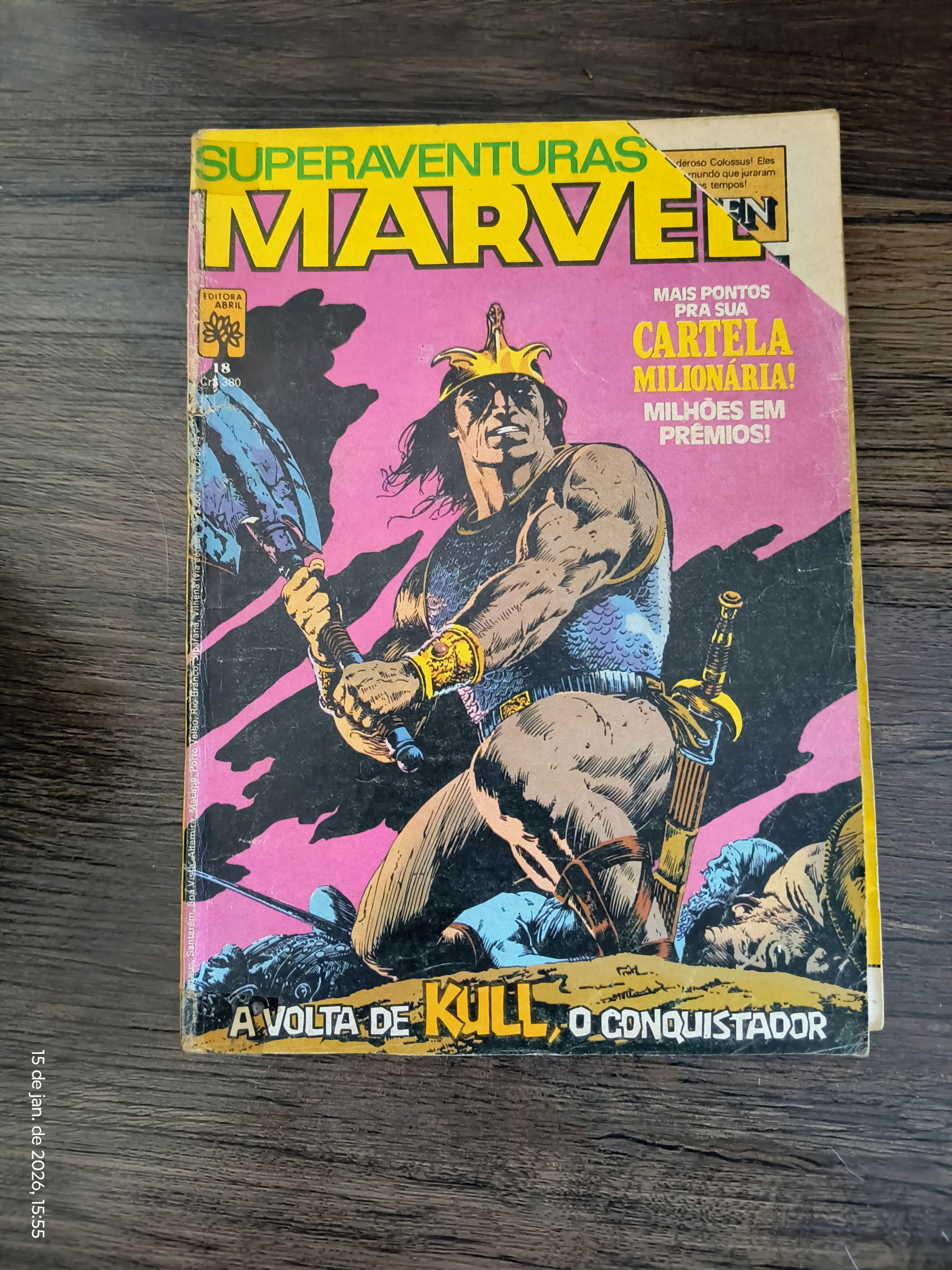 Superaventuras Marvel n 18 - A volta de Kull Ed Abril m14