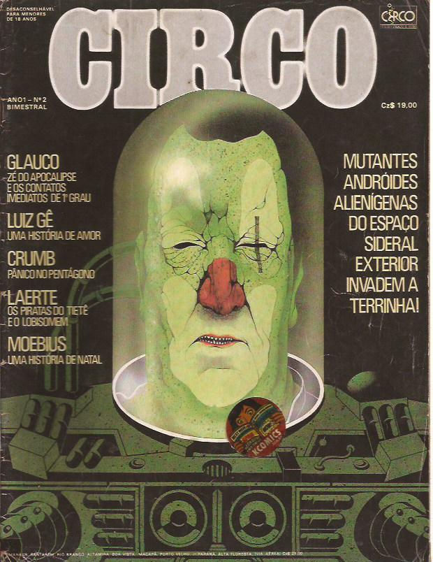 Circo de Quadrinhos e Humor ano 1 n 2 Ed. Circo m36 -