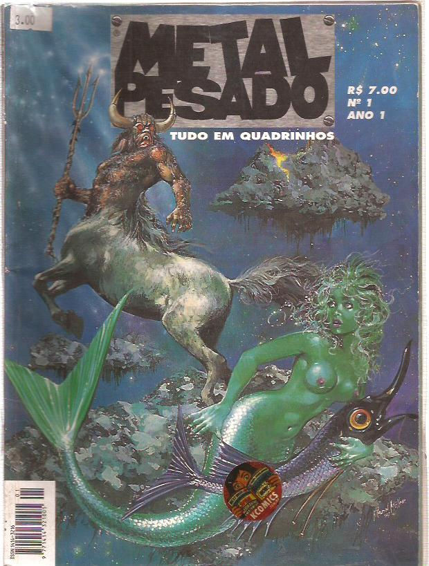 Metal Pesado n 1 ano 1 - Ed. Tudo em quadrinhos m36
