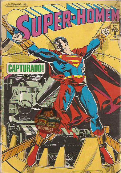 Super Homem 1a serie n 46 - Ed Abril m32
