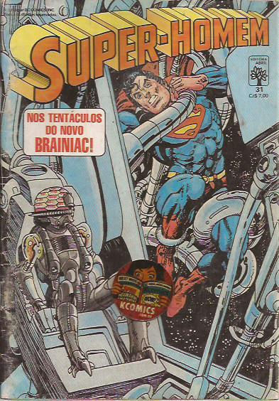 Super Homem 1a serie n 31 - Ed Abril m32