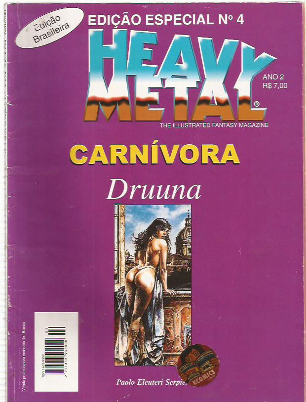 Heavy Metal Ediçao Especial n 4 Carnivora - Ed. Heavy metal m36