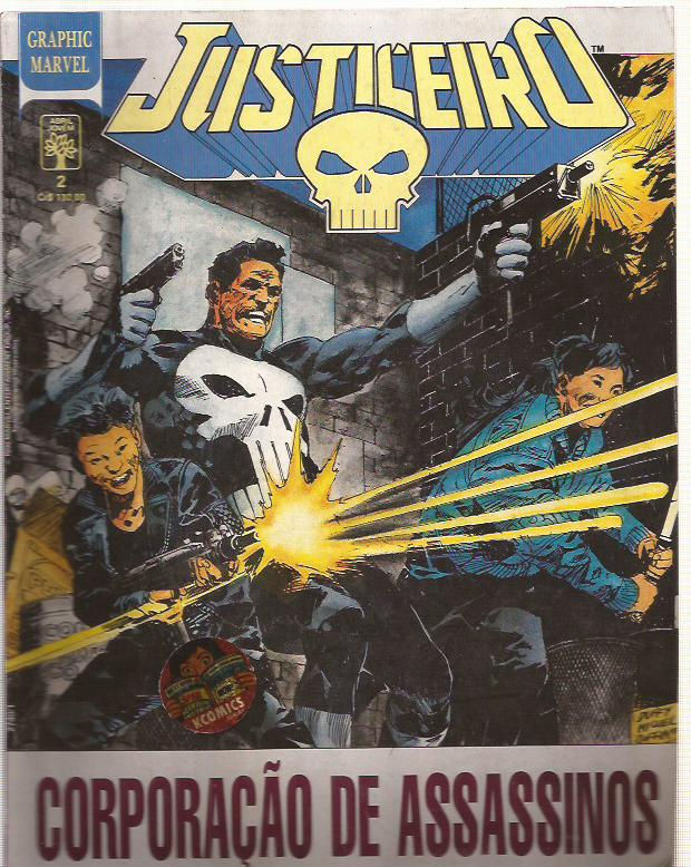 Graphic Marvel n 2 Justiceiro - Ed Abril m36 40