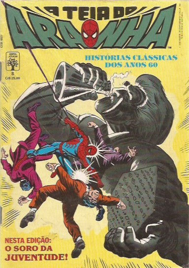 A Teia do Aranha nº 8 Formatinhos -Ed Abril k15