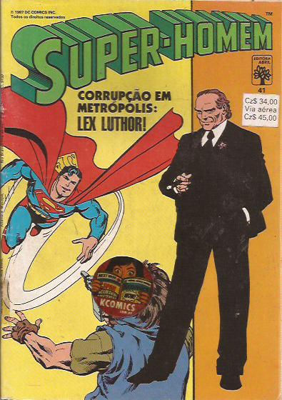 Super Homem 1a serie n 41 - Ed Abril m32