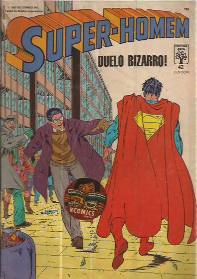 Super Homem 1a serie n 42 - Ed Abril m32