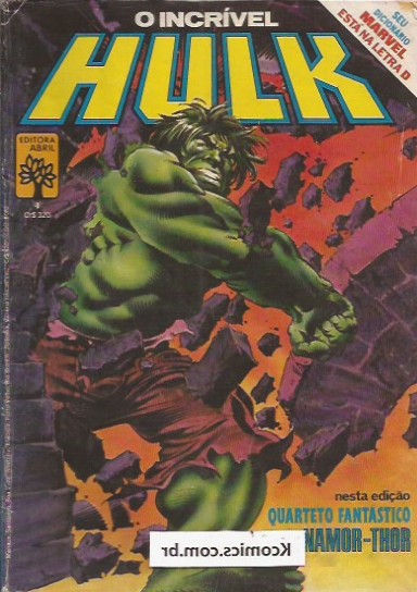 Incrivel Hulk Formatinho nº 4 -Ed Abril k18