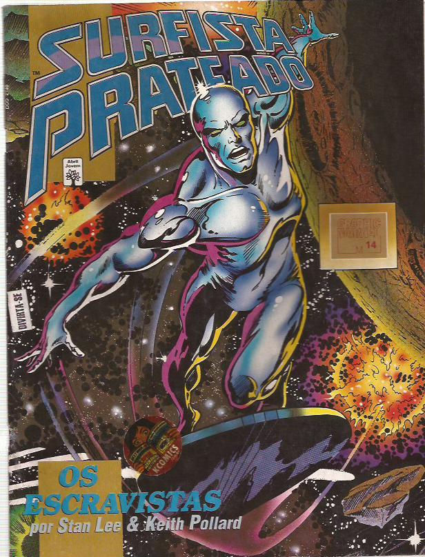 Graphic Marvel n 14 Surfista Prateado - Ed Abril m36