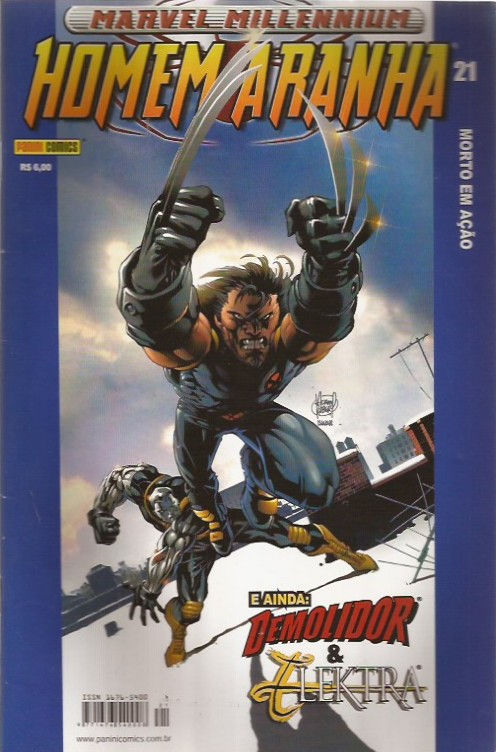 Marvel Millennium Homem Aranha 21 -Ed Panini m02