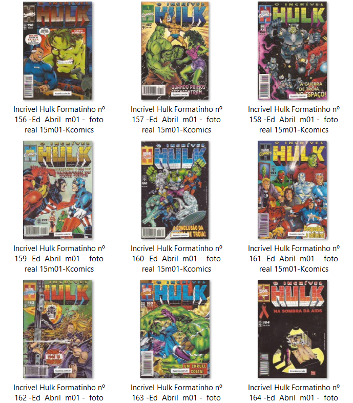 Miniatura: Incrivel Hulk Formatinho nº 141 -Ed  Abril  m01