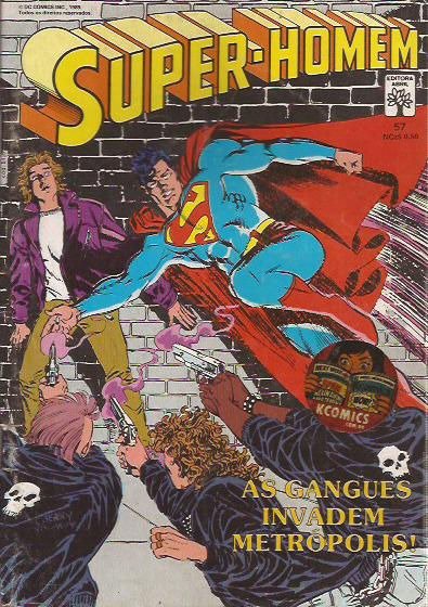 Super Homem 1a serie n 57 - Ed Abril m32