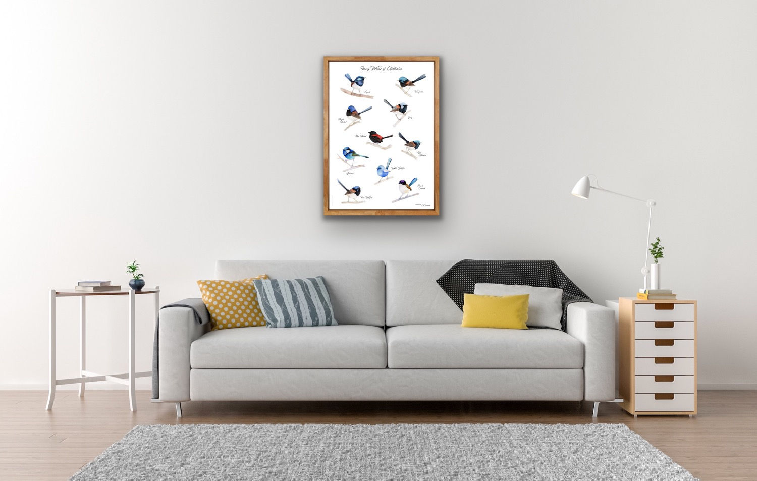 PRINT - Fairy Wrens of Australia 