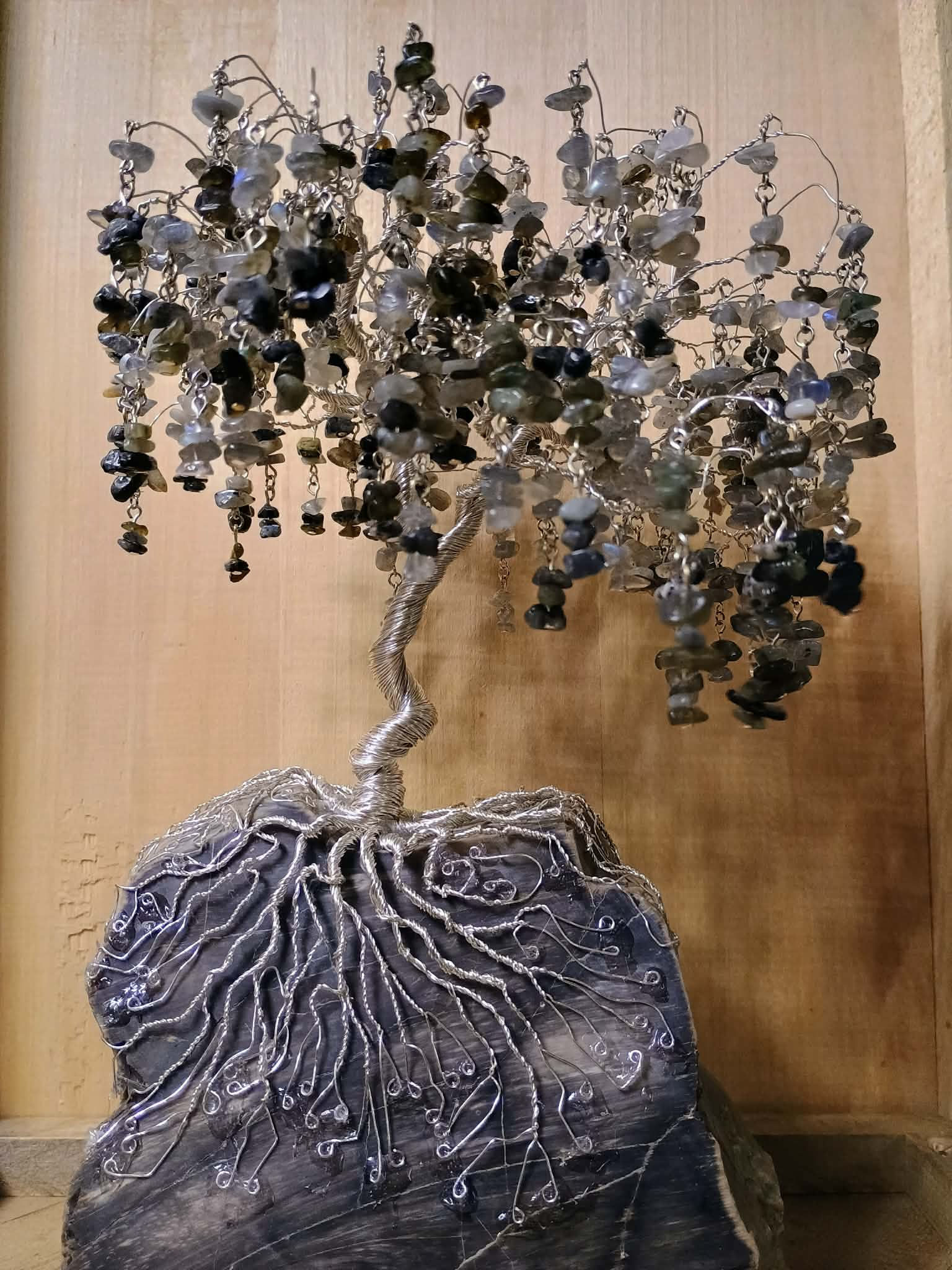 Labradorite Willow 3D Forever Tree - Large Willow