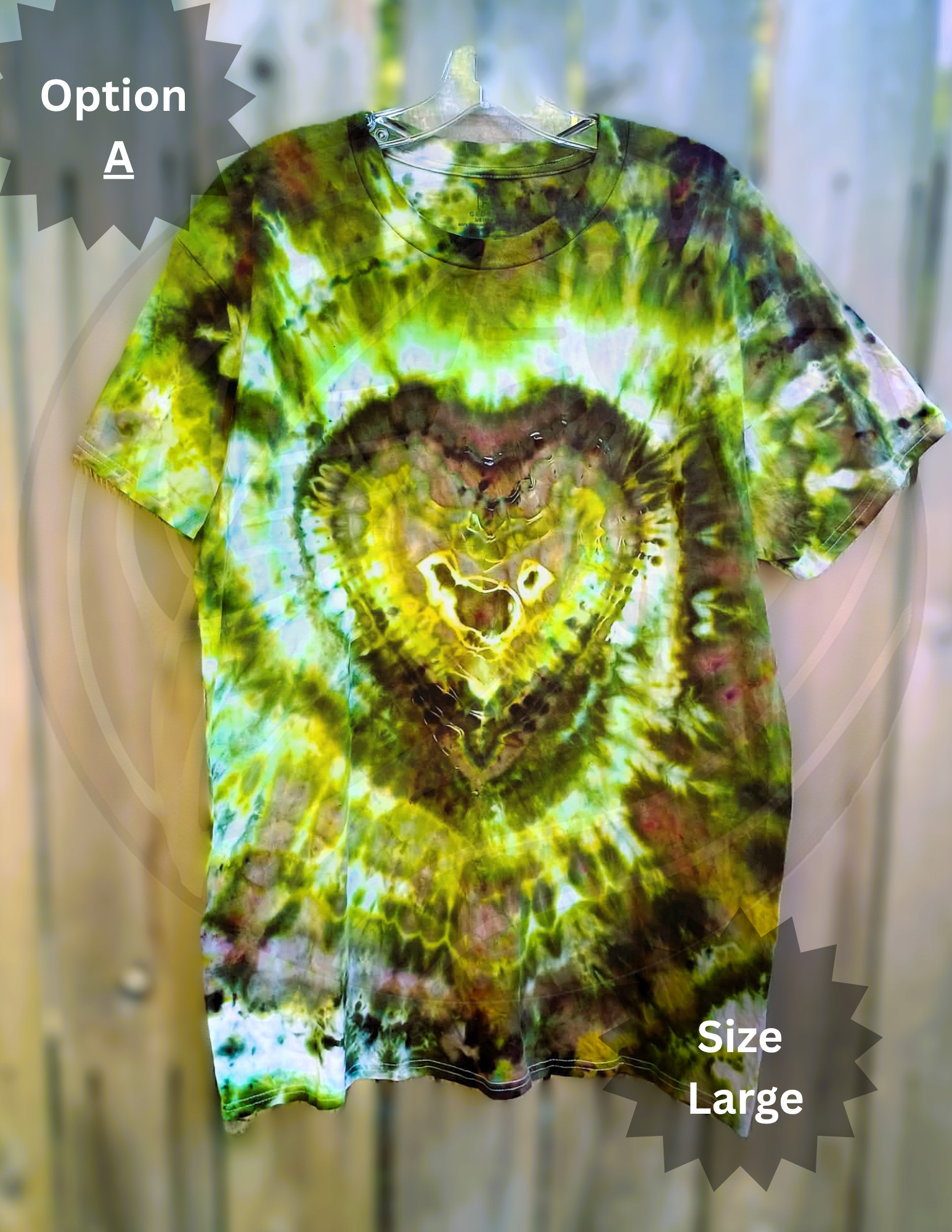 Classic Tie-Dye Crew Neck T-Shirt | Large