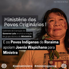 #JoeniaMinistra: Conselho Indígena de Roraima referenda indicação da parlamentar