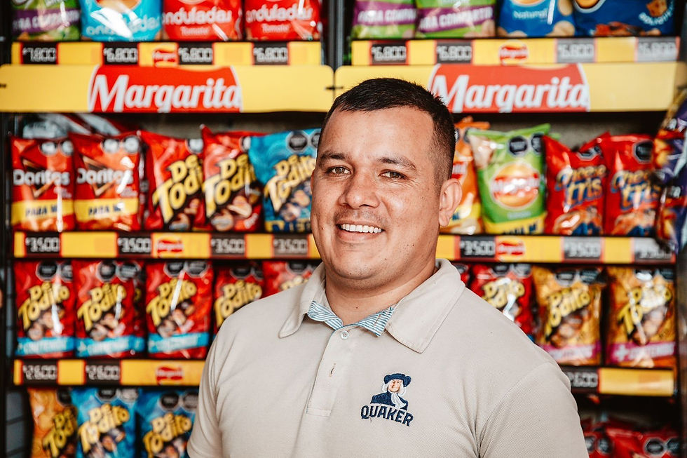 Participante del programa "La tienda de todos" 2024