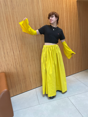 Flynn in Skirt & Sleeves (Front)